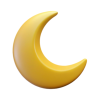 sedutor vanguarda peso único acidente vascular encefálico crescente lua. mínimo, plano cor, fresco arestas escalável Projeto. 4k png