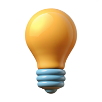 inspired surreal Single-weight stroke outline of a lightbulb. Minimal, flat color, scalable design Scalable Design. high resolution png