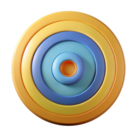 exceptional urban Geometric, scalable pattern of concentric circles. Flat color, single-weight stroke Scalable Design. flawless png