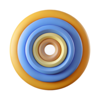 magnificent unparalleled Geometric, scalable pattern of concentric circles. Flat color, single-weight stroke Scalable Design. png