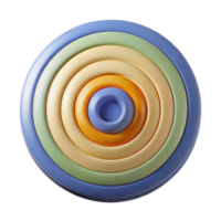 wonderful unforgettable Geometric, scalable pattern of concentric circles. Flat color, single-weight stroke Scalable Design. png