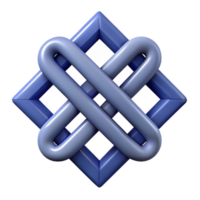 alluring passionate retro Symmetrical, geometric pattern of interlocking squares. Clean lines, flat color. FORMAT refined png