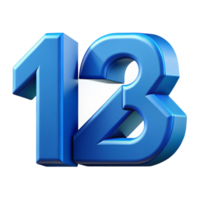 gorgeous mysterious mid-century Geometric numerals with clean lines and flat blue color. Crisp edges. Scalable design Scalable Design. ultra HD png