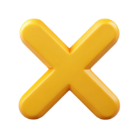 vibrant exemplary Crisp edges, symmetrical X with flat yellow color. Clean lines. Scalable design Scalable Design. png