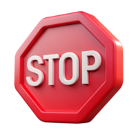 distinguished artistic Minimal, flat color STOP sign with sharp edges and crisp lines. scalable Design. expertly shot png