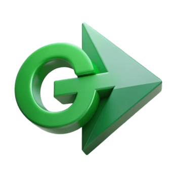 lugn avgörande geometrisk gå pil med en platt grön Färg och enkelvikt stroke. rena rader. skalbar design skalbar design. png