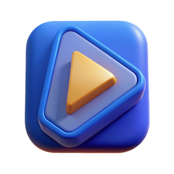 hipnótico cobiçado plano cor, geométrico jogar ícone com afiado arestas. mínimo Projeto. escalável Projeto. png