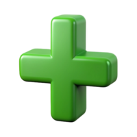 distinguished classic Crisp edges, minimal PLUS symbol with clean lines. Flat green. scalable Design. gallery standard png