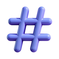 immaculate classic Clean lines, geometric hashtag symbol with flat color. Scalable design Scalable Design. high resolution png