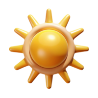 dramatic retro Pictogram of a sun. Symmetrical design, clean lines, scalable Design. high resolution png