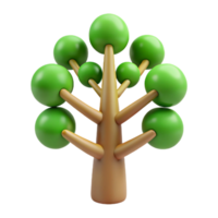 tranquil alluring Pictogram of a tree. Clean lines, symmetrical design, scalable Design. crisp png