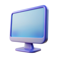 calm mesmerizing Computer monitor with Transparent Background flawless png