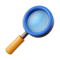 captivating nostalgic artistic A single, magnifying glass with Transparent Background premium png