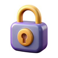 ethereal splendid A stylized, locked padlock with intricate keyhole with Transparent Background impeccable png