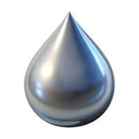 breathtaking urban Professional render of a single photorealistic ultra-detailed isolated cutout of a single drop of liquid metal with Transparent Background original png