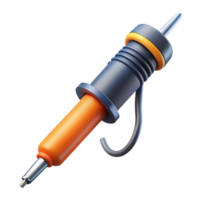 dramatic exquisite A soldering iron with a heated tip with Transparent Background impeccable png