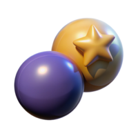 beautiful memorable Hyper-specific, photorealistic professional render of a single, binary star system, two stars orbiting each other with Transparent Background png