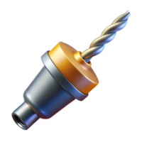 breathtaking playful retro Drill bit masonry with Transparent Background authentic png