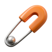 exquisite abstract Professional render, isolated cutout, single safety pin, closed, hyper-specific with Transparent Background masterfully captured png
