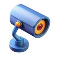 dramatic dramatic Security camera with motion detection activated with Transparent Background masterfully captured png