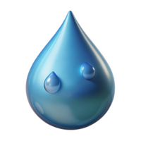 dazzling unforgettable Photorealistic, ultra-detailed isolated cutout of a single, levitating, water droplet with internal air bubbles with Transparent Background png