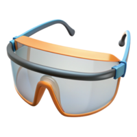 alluring acclaimed Safety glasses, clear lenses, with Transparent Background png