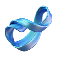 dazzling dynamic creative Concept art style, isolated cutout of a single, abstract, flowing ribbon of light with Transparent Background crisp png