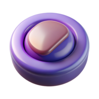 distinguished creative Photorealistic, isolated cutout of a single button, ultra-detailed with Transparent Background expertly shot png