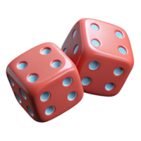 coveted artistic Dice, pair, showing seven, with Transparent Background crisp png
