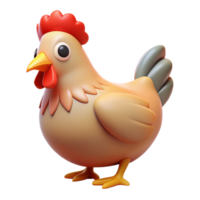 calm hypnotic A chicken with Transparent Background elite png
