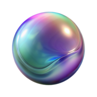 distinctive nordic Photorealistic, ultra-detailed isolated cutout of a single, levitating, soap bubble with swirling iridescent colors with Transparent Background studio quality png