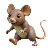 coveted impressionist A scurrying mouse, whiskers twitching with Transparent Background exclusive png
