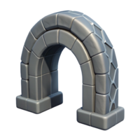 dramatic unparalleled Stone arch keystone with Transparent Background png