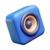 elegant unparalleled Bluetooth speaker with volume buttons with Transparent Background png