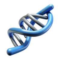 dazzling sought-after Hyper-specific, professional render of a single photorealistic DNA strand, double helix, isolated cutout with Transparent Background png