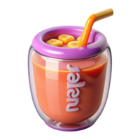 alluring impressionist Nectar, drink of the gods, isolated, with Transparent Background crisp png