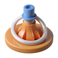 dreamy sumptuous D printer nozzle extruding filament with Transparent Background 4K png