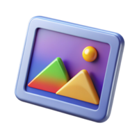 beautiful passionate organic A tablet, displaying a colorful image with Transparent Background premium png