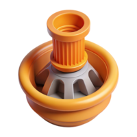 breathtaking joyful urban D printer nozzle extruding filament with Transparent Background 8K png