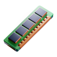 acclaimed urban A RAM stick, memory module with Transparent Background flawless png