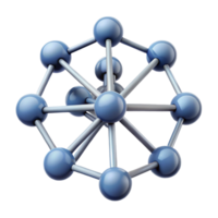 extraordinary celebrated Hyper-specific concept art style isolated cutout of a single intricate network of interconnected neurons with Transparent Background png