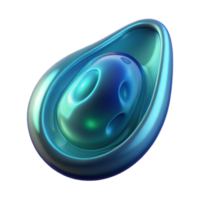 beautiful harmonious rustic Ultra-detailed, photorealistic, hyper-specific render of an isolated cutout of a single, bioluminescent space plankton with Transparent Background studio quality png