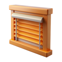 beautiful harmonious retro Window blind, Venetian, window covering with Transparent Background premium png