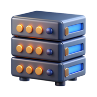 alluring contemporary Server rack with blinking lights with Transparent Background masterfully captured png