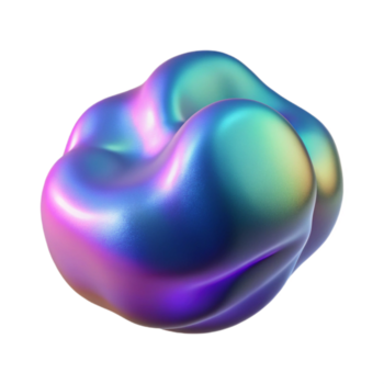 verlockend modern fotorealistisch, ultra-detailliert, hyperspezifisch isoliert ausgeschnitten von ein einzel, irisierend, Verwandeln, amorph Klecks, Fachmann machen mit transparent Hintergrund Prämie png