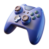celebrated baroque Isolated cutout of a single gaming controller, ultra-detailed, photorealistic, showing individual buttons, professional render with Transparent Background high quality png