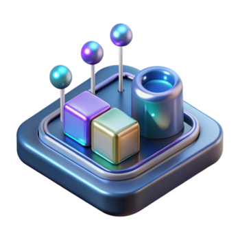 exquisite distinguished Concept art style, isolated cutout of a futuristic, holographic interface displaying data streams with Transparent Background png