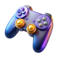 dreamy stunning Gaming controller with vibration feedback with Transparent Background impeccable png