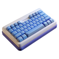exquisite exemplary Computer keyboard with ergonomic design with Transparent Background png
