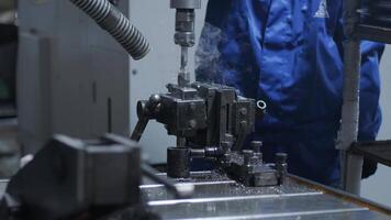 Drilling machine with drill bit for tapping 10 video